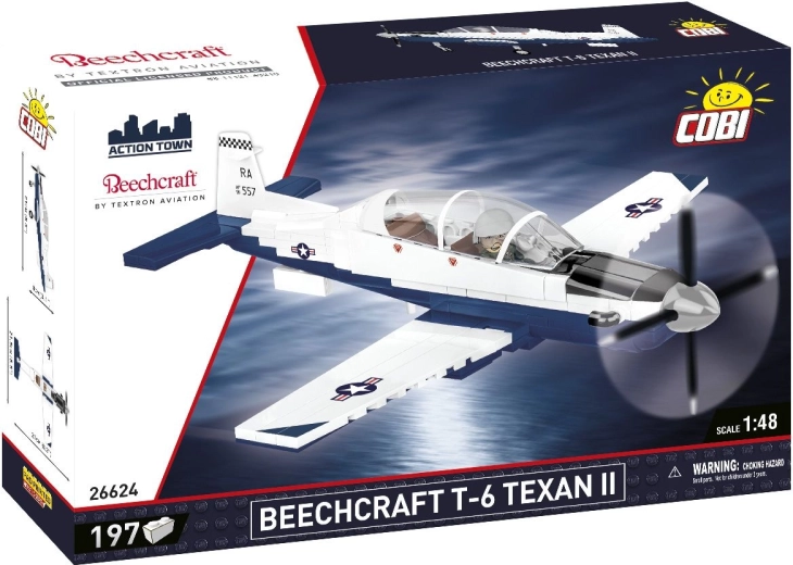 Cobi Beechcraft T-6 Texan II Flugzeug-Bausatz 1:48 (197 Teile)