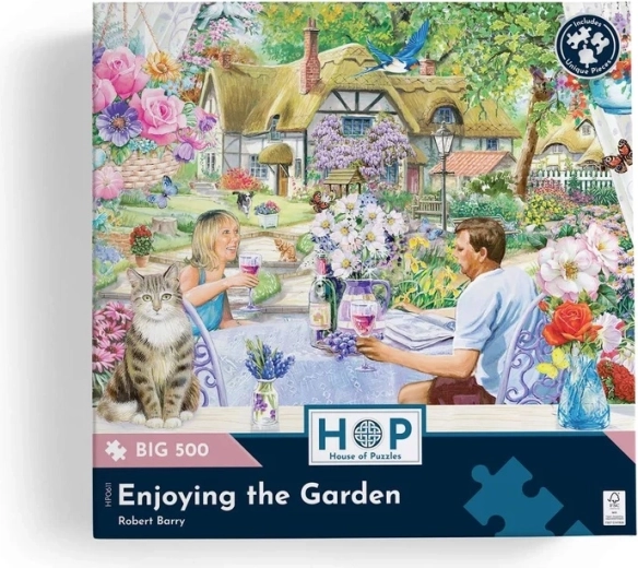 Zauberhaftes Gartenmotiv