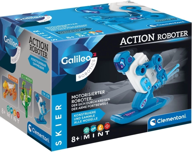 Clementoni Galileo Robotics Action-Roboter Skifahrer