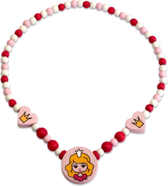Prinzessin Holzkette für Kinder