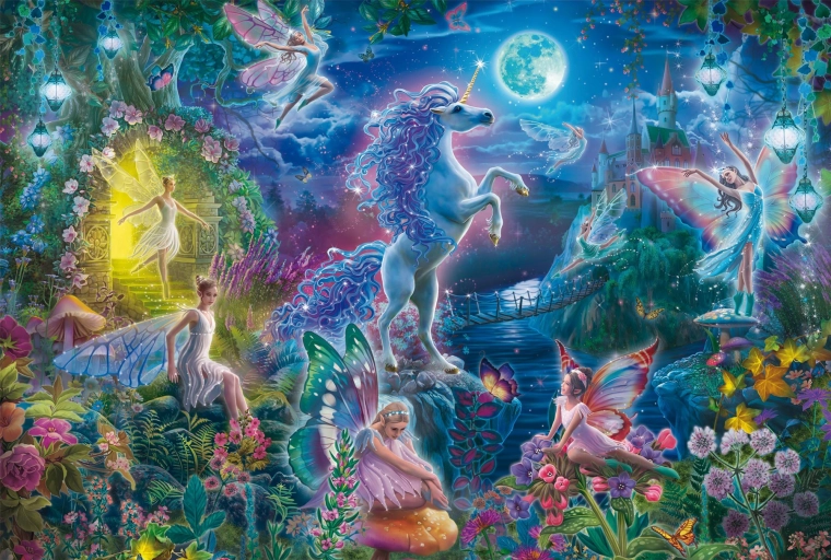 Puzzle Märchen vom Einhorn 150 Teile SCHMIDT