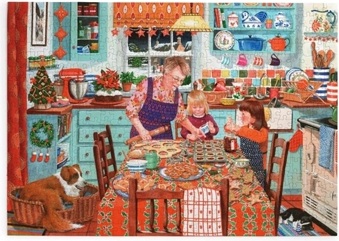 House of Puzzles Puzzle Weihnachtsbäckerei – 500 große Teile