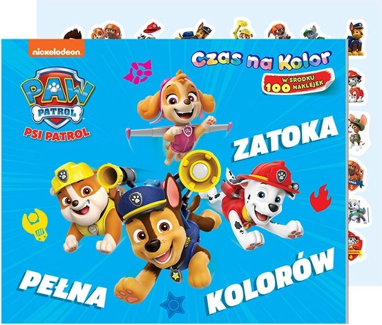PAW Patrol: Zeit für Farben 1 – Eine Bucht voller Farben – Ausmalbuch mit Stickern
