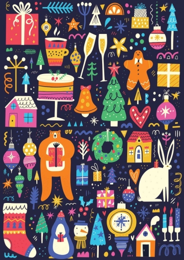 Puzzle Winterferien 1000 Teile Yazz