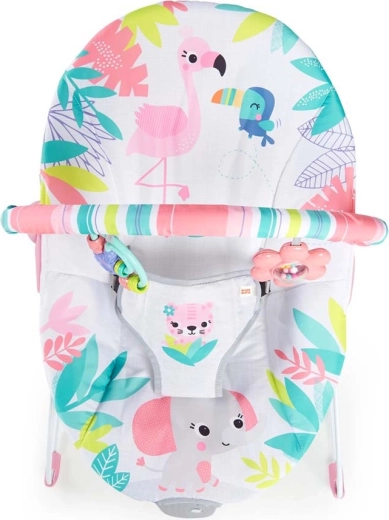 Unterhaltsamer Spielbügel mit zwei Spielzeugen