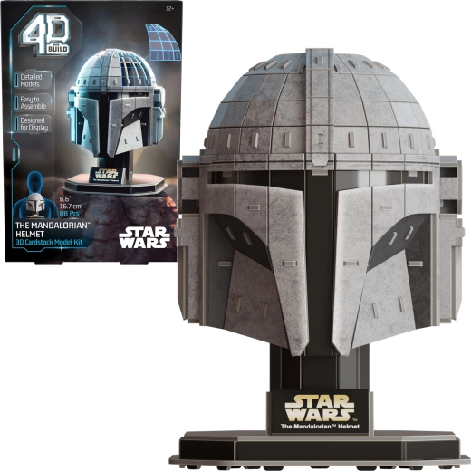Spin Master 4D Build Star Wars Mandalorian 3D-Puzzle-Helm
