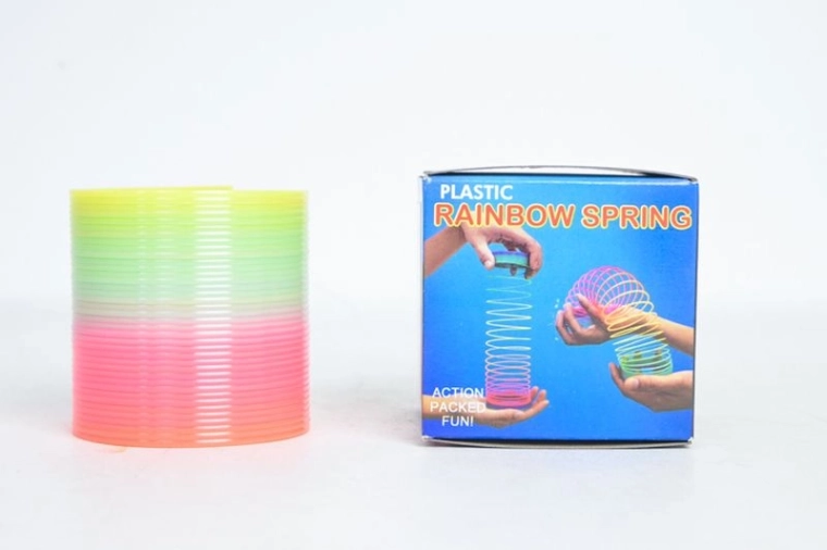 Regenbogen-Federspielzeug 6 cm