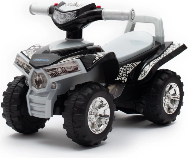 Kinder Rutsch-Quad mit Sound BABY MIX, grau