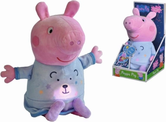 Peppa Pig Plüsch-Schlafbegleiter mit Licht und Melodie 25 cm
