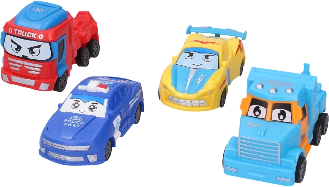 Auto-Roboter mit Schwungradantrieb 11 cm (4 Varianten)