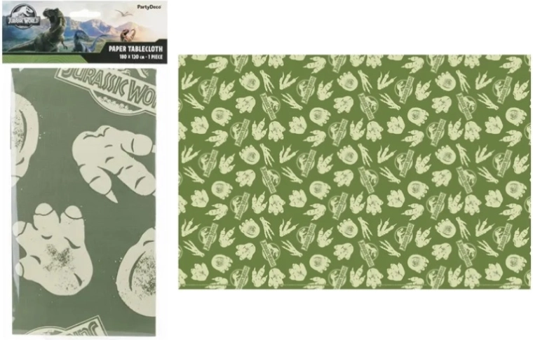 Papiertischdecke Jurassic World 180 × 120 cm - 1 Stück