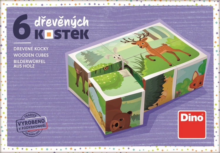 Dino Holzklötze Waldtiere