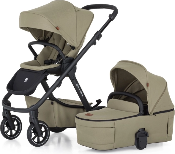 Petite&Mars ikonischer Kombikinderwagen Icon 2in1 mossy green lite rws