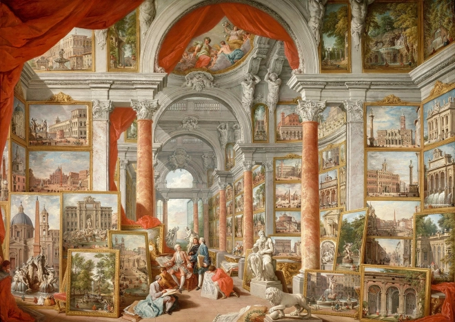 Enjoy Puzzle: Blick auf das moderne Rom, 1000 Teile