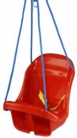 Plastische Kinderschaukel in Sessel-Form