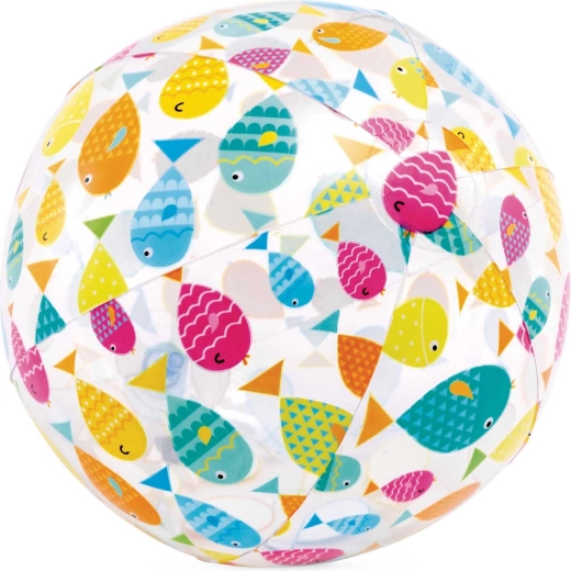Aufblasbarer Strandball Lustige Fische 51 cm INTEX