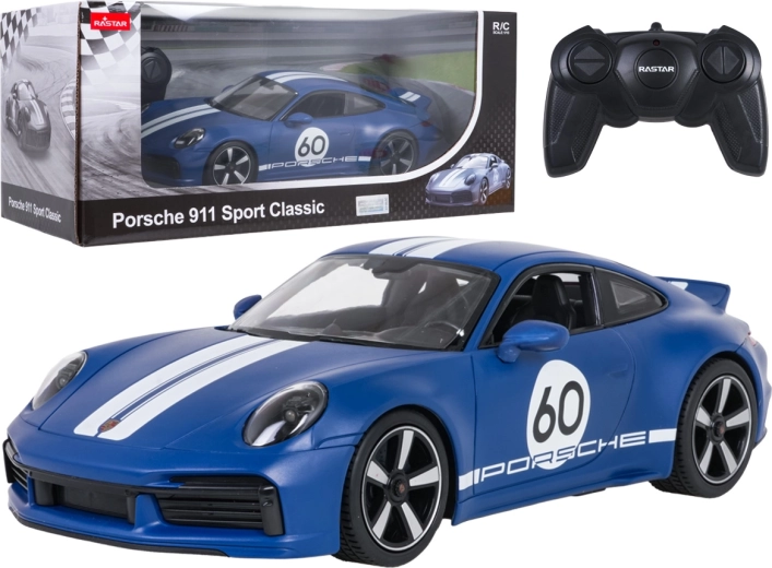 RC-Auto Porsche 911 Sport Classic RASTAR im Maßstab 1:16, blau