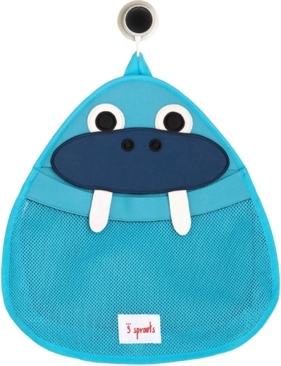 3 Sprouts Badezimmer-Organizer Walrus Blue