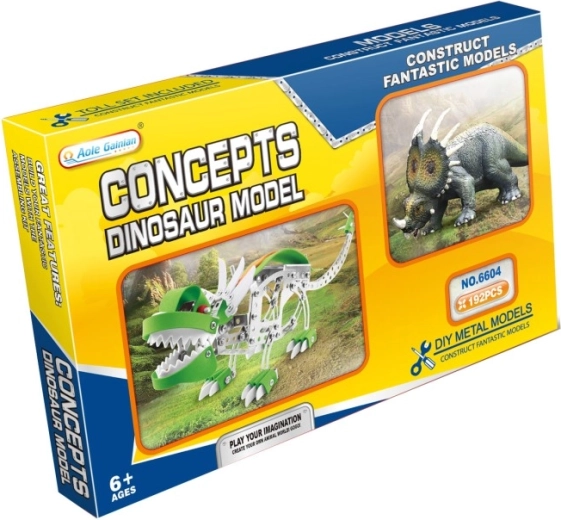 Metallbaukasten Dinosaurier Styracosaurus 192 Teile