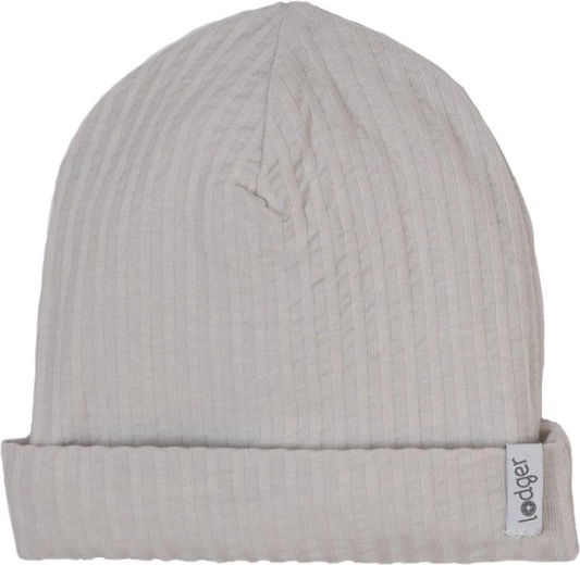 Lodger Beanie-Mütze Seersucker Steel 6–12 Monate
