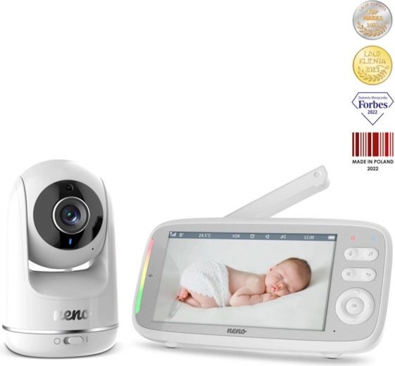 Neno Vista Baby-Videomonitor mit 5" Display und Full-HD-Kamera