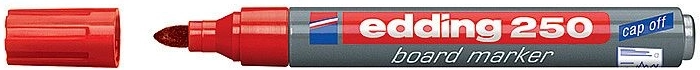 Whiteboard-Marker edding 250, rot