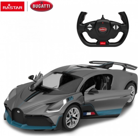 Bugatti Divo silbernes RC-Auto 1:14 von Rastar
