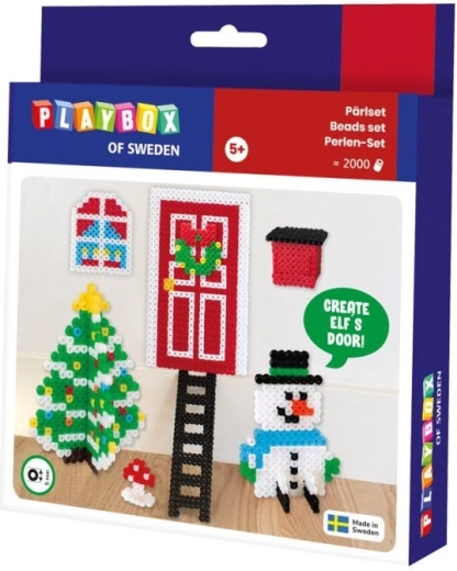 Playbox Bügelperlen Weihnachten Set 2000 Stk