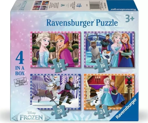 Ravensburger Puzzle Die Eiskönigin 4in1 (12, 16, 20, 24 Teile)