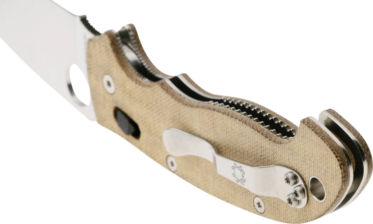 Premium-Canvas-Micarta und umsetzbarer Clip