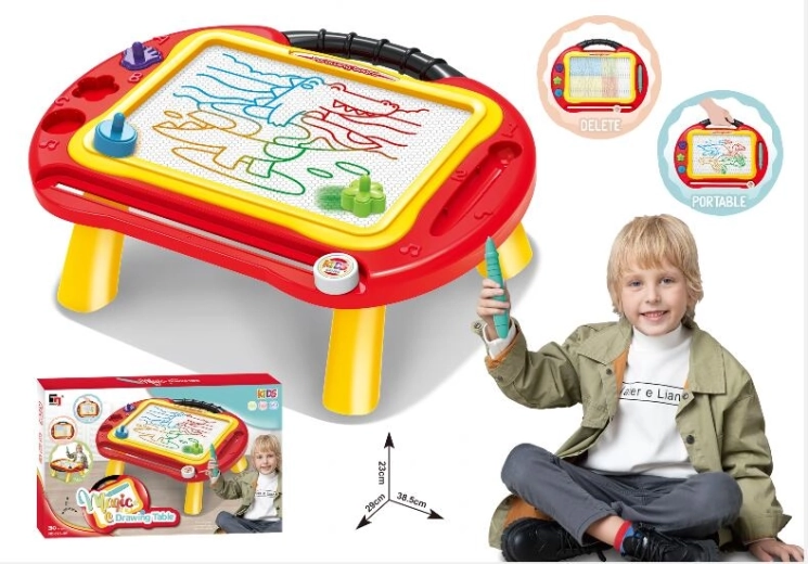 Magnetische Zeichentafel – Schreibtisch-Zeichentafel für Kinder