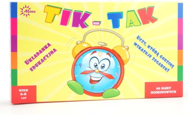 Puzzle Tik Tak – Domino zum Uhrzeitlernen