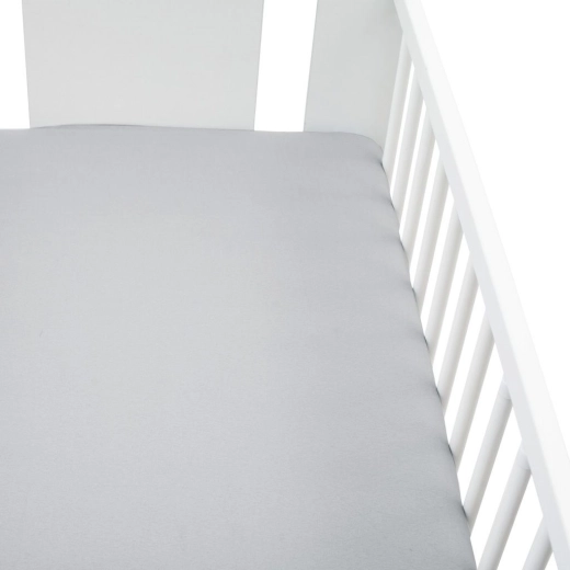 Jersey-Spannbettlaken für das Babybett New Baby 120 × 60 cm, grau