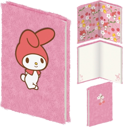 Sanrio My Melody Plüsch-Notizbuch A5