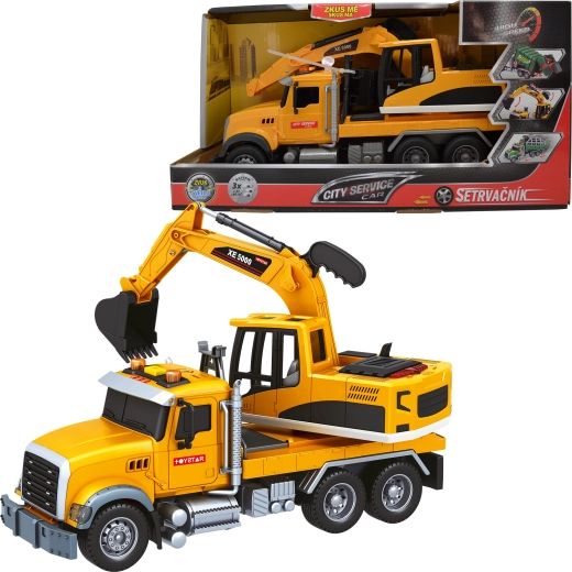 Ferngesteuerter Bagger 1:14 CITY SERVICE CAR mit Lichtern und Sounds