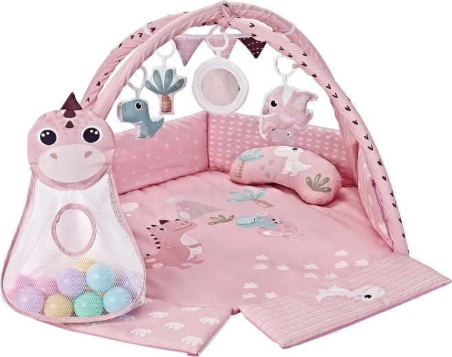 Unterstützte Tummy Time mit Mini-Kissen