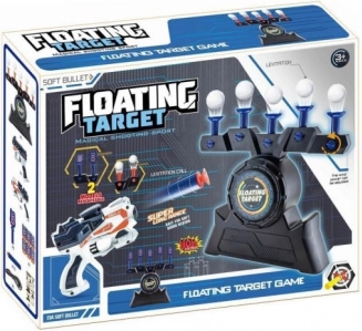 Bewegliches Ziel und zwei Pistolen