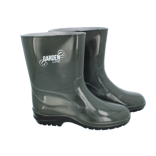 Damen-Gummistiefel aus EVA mit herausnehmbarer Filzeinlage – olivgrün