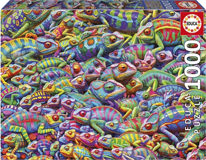 Puzzle EDUCA Chaos unter Chamäleons 1000 Teile