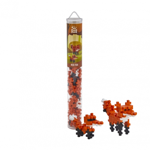 Plus-Plus Fuchs – kreative Konstruktionsbausteine 100 Stk. in Röhre