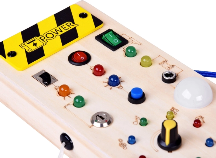 Lernen von Ursache–Wirkung mit leuchtenden LEDs