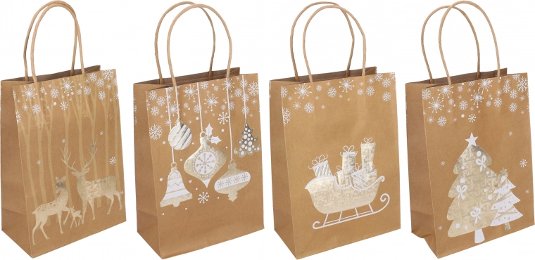 Geschenktasche Weihnachten L 25 × 33 × 12 cm