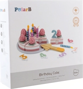Holz-Geburtstagstorte zum Schneiden POLARB von VIGA