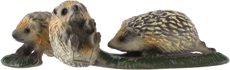 Igel-Familie im Miniaturformat