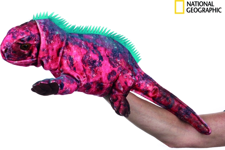 National Geographic Handpuppe Leguan 23 cm