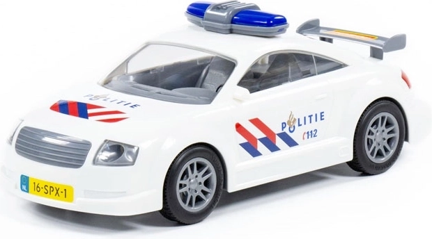 Polizeiauto mit Schwungrad