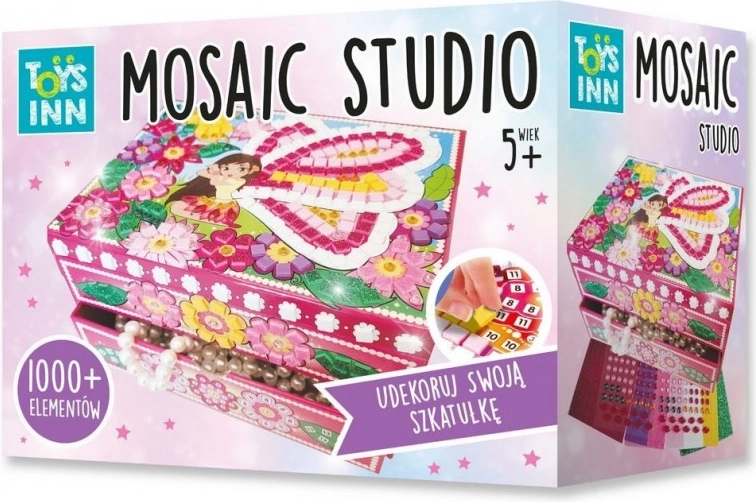 Kreativset Mosaik-Feen-Schatulle
