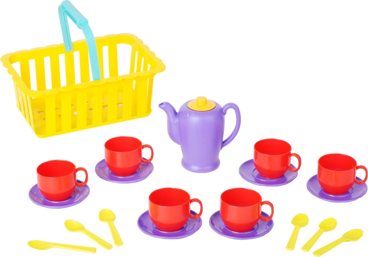 Buntes Set für unterhaltsame Teestunden