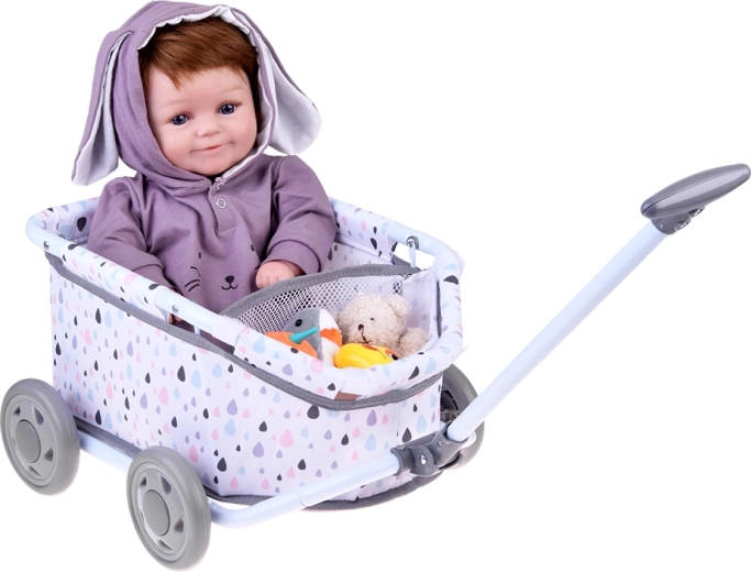 Weicher Stoffkorb mit praktischem Stauraum