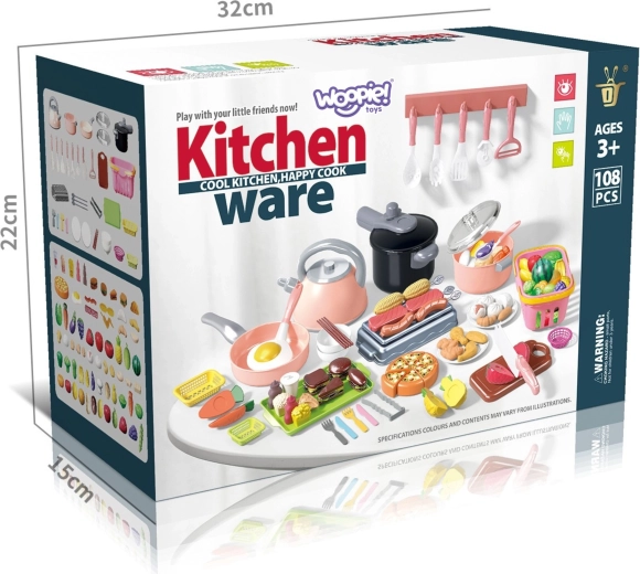 108 Teile für ein wirklich großes Küchenspiel